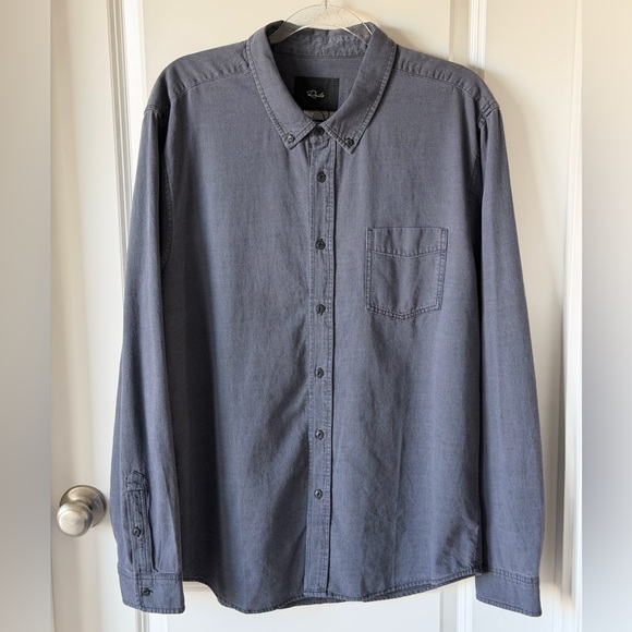Rails TRISTAN Mountain Eclipse Cotton Casual Minimalist Shirt-XL - Picture 2 of 16